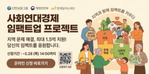 지역의 문제를 직접 발굴하고 해결 가능한 사회문제 해결형 비즈니스 모델을 발굴하여 사회적 가치 확산과 지역 기반 사회연대경제 활성화를 지원하는 사업이다.