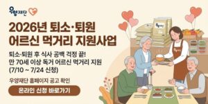 요양원이나 병원에서 퇴소·퇴원한 뒤 기존 복지서비스와 식사지원이 다시 연결되지 않아 서비스 공백을 겪는 독거 어르신에게 먹거리를 지원하고, 종결부터 퇴소·퇴원 및 서비스 재연계까지의 과정을 확인하기 위한 사업이다.